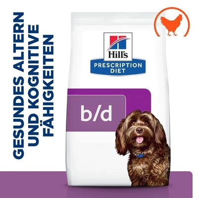 Hill's Prescription Diet B/d Ageing Care Trockenfutter Für Hunde Mit Huhn 1 Hill's Prescription Diet B/d Ageing Care Trockenfutter Für Hunde Mit Huhn