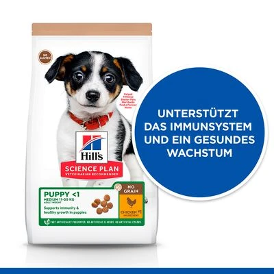 Hill's Science Plan Puppy <1 No Grain Mit Huhn 2 Hill's Science Plan Puppy <1 No Grain Mit Huhn – Bild 2