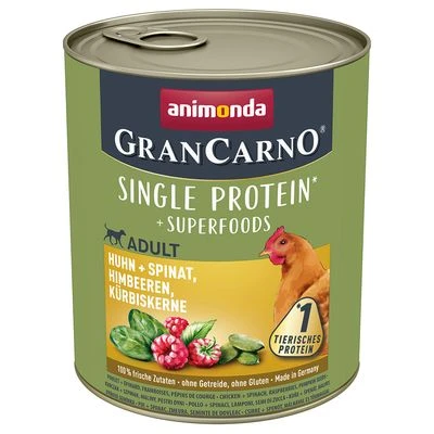 Sparpaket Animonda GranCarno Adult Superfoods 24 X 800 G – Bild 4