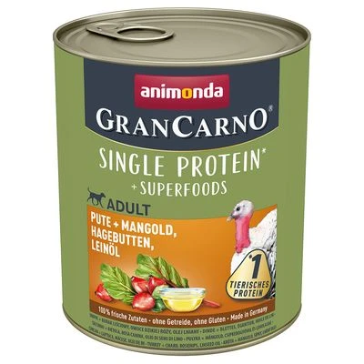Sparpaket Animonda GranCarno Adult Superfoods 24 X 800 G – Bild 5
