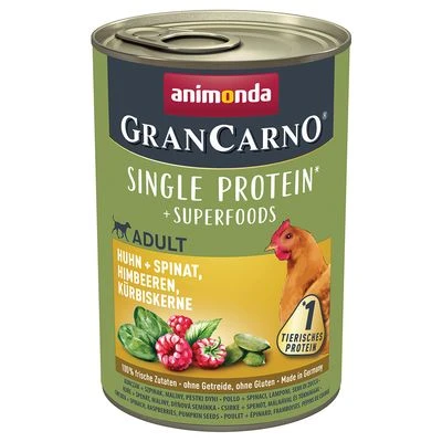 Sparpaket Animonda GranCarno Adult Superfoods 24 X 400 G – Bild 2