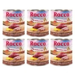 Rocco World Trip Indien 6 Rocco World Trip Indien -Angebote Hunde Moden Store 166798 rocco worldtrip india beefchickenlentilsmango 800g hs 01 7