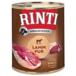 Sparpaket RINTI Singlefleisch 24 X 800g -Angebote Hunde Moden Store 1 69068 pla rintisingle lammpur 9