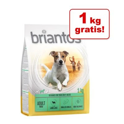Briantos Adult Mini Lamm 7 + 1 Kg Gratis!neu 1 Briantos Adult Mini Lamm 7 + 1 Kg Gratis!neu