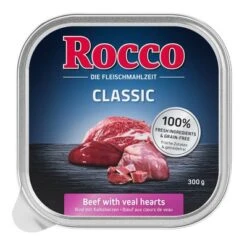 Sparpaket Rocco Classic Schale 27 X 300 G -Angebote Hunde Moden Store 1 rocco schalen classic kalbsherzen 1000x1000 1