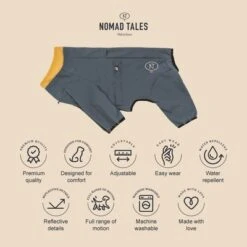 Nomad Tales Spirit Hundeoverall Atlanticneu -Angebote Hunde Moden Store 2023 08 nomadtales usps overall 1000x1000 uk 2