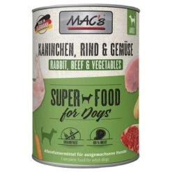 Sparpaket MAC's Adult 12 X 800 G -Angebote Hunde Moden Store 238496 pla macs hund kaninchenrindgemuese 800g 4