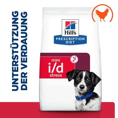 Hill's Prescription Diet I/d Stress Mini Digestive Care Mit Huhn 1 Hill's Prescription Diet I/d Stress Mini Digestive Care Mit Huhn