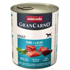 Sparpaket Animonda GranCarno Original 12 X 800 G -Angebote Hunde Moden Store 27992 pla animonda grancarno rindlachsuspinat 800g 9 1