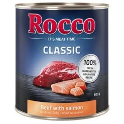 Sparpaket Rocco Classic Nassfutter 24 X 800g -Angebote Hunde Moden Store 28017 pla megapack rocco classic rindlachs 800g hs 01 3