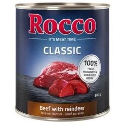 Sparpaket Rocco Classic 24 X 800 G Zum Sonderpreis! 25 Sparpaket Rocco Classic 24 X 800 G Zum Sonderpreis! -Angebote Hunde Moden Store 28018 pla megapack rocco classic rindrentier 800g hs 01 8