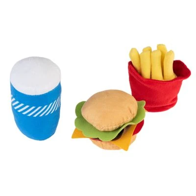 Hundespielzeug Squeaky Burger Menü 3 Hundespielzeug Squeaky Burger Menü – Bild 3