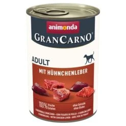 Sparpaket Animonda GranCarno Original 12 X 400 G -Angebote Hunde Moden Store 341211 pla animonda grancarno adult huehnchenleber 400g hs 01 9