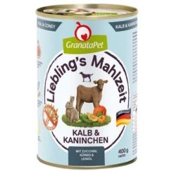 Sparpaket GranataPet Liebling's Mahlzeit 24 X 400 G -Angebote Hunde Moden Store 362498 pla granatapet lieblings mahlzeit kalbkaninchen 6x400g hs 01 3
