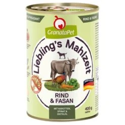 GranataPet Liebling's Mahlzeit 6 X 400 G -Angebote Hunde Moden Store 362501 pla granatapet lieblings mahlzeit rindfasan 6x400g hs 01 4