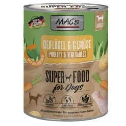Sparpaket MAC's Nassfutter Für Hunde 24 X 800 G 5 Sparpaket MAC's Nassfutter Für Hunde 24 X 800 G -Angebote Hunde Moden Store 384404 pla macs nassfutter hunde gefluegelgemuese 800g hs 01 2