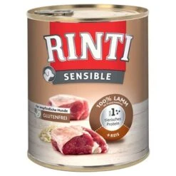 Sparpaket RINTI Sensible 24 X 800g -Angebote Hunde Moden Store 392703 pla rinti sen800g lammreis hs 01 7