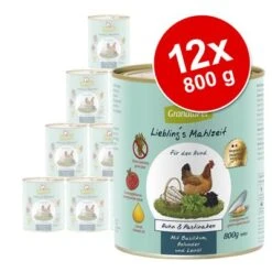 Sparpaket GranataPet Liebling's Mahlzeit 12 X 800 G
