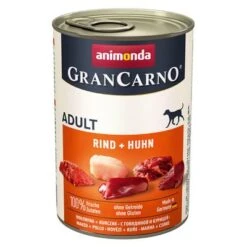 Sparpaket Animonda GranCarno Original 12 X 400 G -Angebote Hunde Moden Store 51226 pla animonda grancarno adult rinduhuhn 400g 0