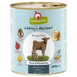 GranataPet Liebling's Mahlzeit 6 X 800 G -Angebote Hunde Moden Store 60304 pla granatapet liebling smahlzeit hund kalbkaninchen 800g 2 3