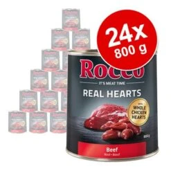 Sparpaket Rocco Real Hearts 24 X 800 G