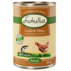 Lukullus Naturkost Adult 6 X 400 G -Angebote Hunde Moden Store 624533 pla lukullus lachs huhn 6 x 400 g 3
