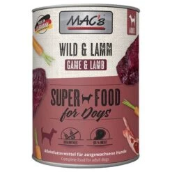 Sparpaket MAC's Adult 12 X 800 G -Angebote Hunde Moden Store 63323 pla macs hund wildlamm 800g hs 01 6