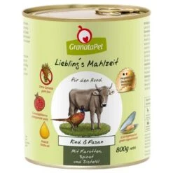 Sparpaket GranataPet Liebling's Mahlzeit 24 X 800 G -Angebote Hunde Moden Store 64542 pla granatapet liebling smahlzeit hund rindfasan 800g 3
