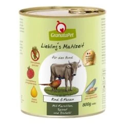 GranataPet Liebling's Mahlzeit Mixpaket 6 X 800 G -Angebote Hunde Moden Store 64542 pla granatapet rind fasan 800g 2