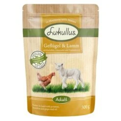 10 + 2 GRATIS! 12 X 300 G Lukullus Naturkost Frischebeutel -Angebote Hunde Moden Store 68113 lukullus gefluegel lamm 300 g 2 0