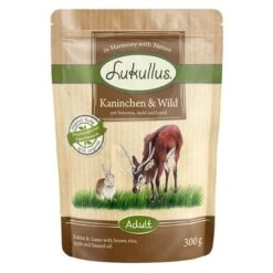 Sparpaket Lukullus Frischebeutel 48 X 300 G -Angebote Hunde Moden Store 68113 lukullus kaninchen wild 300 g 3