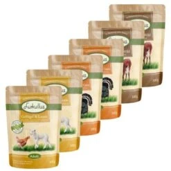 6 X 300 G Lukullus Naturkost Mix Adult Frischebeutel -Angebote Hunde Moden Store 68113 pla lukulluspouches 3 x 300g 8 4