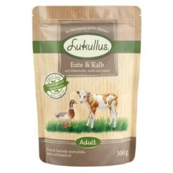 6 X 300 G Lukullus Naturkost Adult Getreidefreier Probiermix -Angebote Hunde Moden Store 742635 lukullus frischebeutel entekalb 6 x 300 g 1000x1000 6 1