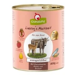 GranataPet Liebling's Mahlzeit Mixpaket 6 X 800 G -Angebote Hunde Moden Store 89126 pla granatapet wildragout rind 800g 2
