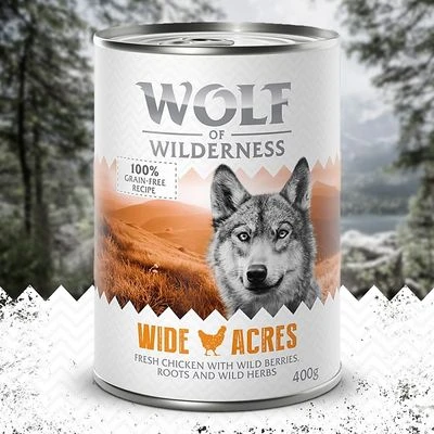Wolf Of Wilderness Adult 6 X 400 G - Single Protein 1 Wolf Of Wilderness Adult 6 X 400 G - Single Protein