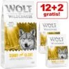 12 + 2 Kg Gratis! 14 Kg Wolf Of Wilderness Trockenfutter