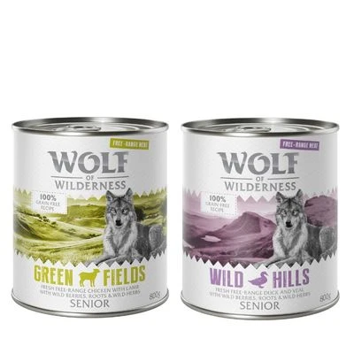 Wolf Of Wilderness Senior "Freiland-Fleisch" 6 X 800 G 6 Wolf Of Wilderness Senior "Freiland-Fleisch" 6 X 800 G – Bild 6