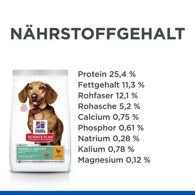 Hill's Science Plan Adult 1+ Perfect Weight Small & Mini Mit Huhn 6 Hill's Science Plan Adult 1+ Perfect Weight Small & Mini Mit Huhn – Bild 6