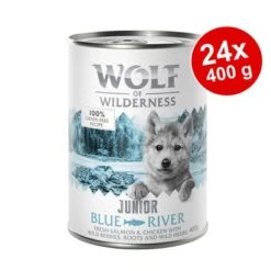 Sparpaket Little Wolf Of Wilderness Junior 24 X 400 G - Duo-Protein