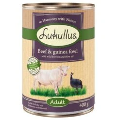 Lukullus Naturkost Adult Getreidefrei 6 X 400 G -Angebote Hunde Moden Store lk 400g adult beefguineafowl 1000x1000 2