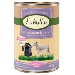 6 X 400 G Lukullus Naturkost Junior Probierpakete -Angebote Hunde Moden Store lk 400g junior putelamm 1000x1000 2 1