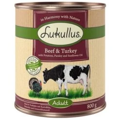 10 € Rabatt Sichern! Sparpaket Lukullus Naturkost 24 X 800gneu -Angebote Hunde Moden Store lk 800g apf adult gf beef turkey 1000x1000 9