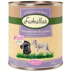 Sparpaket Lukullus Naturkost 24 X 800 G -Angebote Hunde Moden Store lk 800g junior putelamm 1000x1000 6