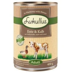 5 + 1 Gratis! 6 X 400 G Lukullus Naturkost Mixpaket -Angebote Hunde Moden Store lukullus entekalb 400g 1000x1000 8