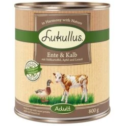 Sparpaket Lukullus Naturkost 24 X 800 G -Angebote Hunde Moden Store lukullus entekalb 800g 1000x1000 6 1