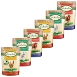 Sparpaket Lukullus Frischebeutel 24 X 300 G -Angebote Hunde Moden Store mediterean pouch mix 2 3