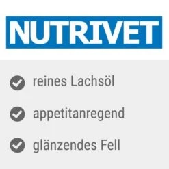 Nutrivet Inne Lachsöl -Angebote Hunde Moden Store nutrivet inne lachs l usps 9