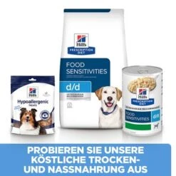 Hill's Prescription Diet D/d Food Sensitivities Mit Ente & Reis -Angebote Hunde Moden Store pd dd dog bk28325m bk31035 cross sell de 8