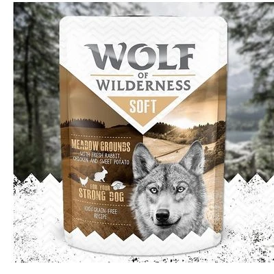 Wolf Of Wilderness Adult 6 X 300 G - Pouch 1 Wolf Of Wilderness Adult 6 X 300 G - Pouch