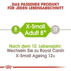Royal Canin X-Small Adult 8 + 10 Royal Canin X-Small Adult 8 + -Angebote Hunde Moden Store rc shn adultxsmall8 cv eretailkit 1 de de 3